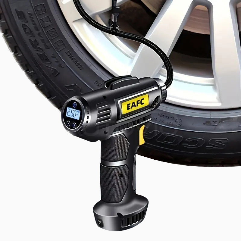 Prijenosni univerzalni uređaj za napuhavanje guma